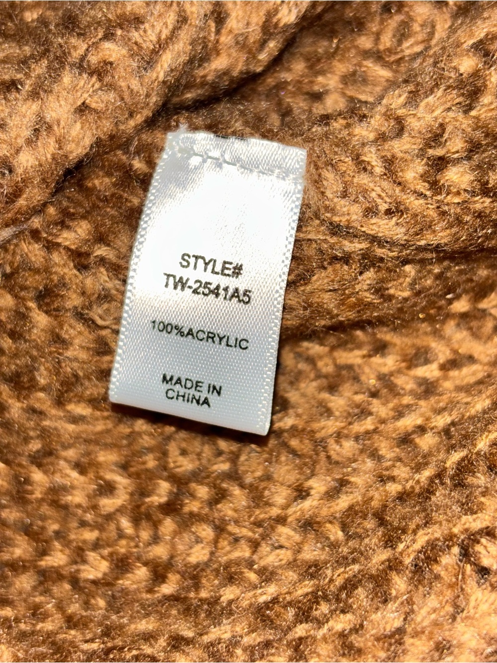 Zenana Outfitters Brown and Cream Striped Crewneck Sweater - Picture 7 of 7